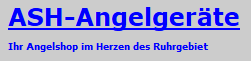 ASH-Angelgeräte Logo